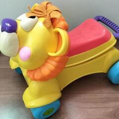アンパンマンのおもちゃ·フィッシャープライス おして!のって!ライオンくん 手押し車などの画像