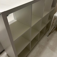 【美品】IKEA KALLAX（カラックス）3×4 白・説明書あ...