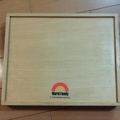 ワールドファミリー　英語積み木　の画像