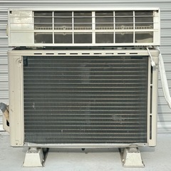 FUJITSU AS-J28D-W エアコン 室外機 2014年製 リモコン付きの画像