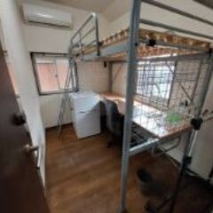 無料スタジオ,駐輪場,ゴルフ,庭に猫などのシェアハウス