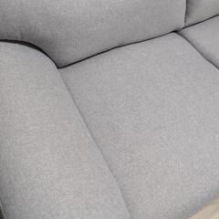 美品 ニトリ ソファ 傷・汚れに強い二人掛け MK02 LGY