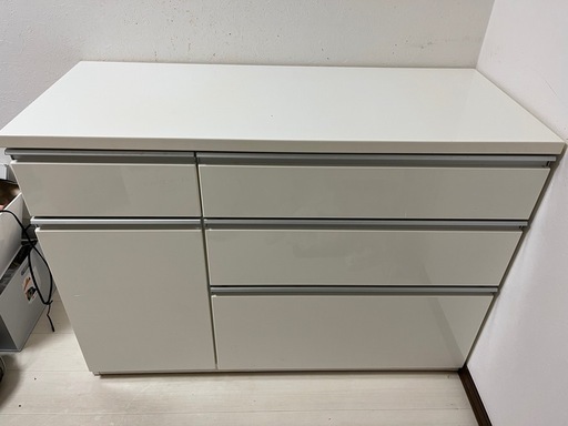 中古　食器棚 ニトリ　キッチンカウンター