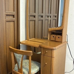 大塚化学製　ドレッサー ＆ チェア　セット