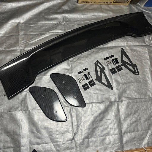GTウイング リアウイングスポイラー 144センチ カーボン調 GT
