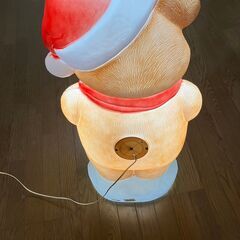 【くま ディスプレイ】　熊　クリスマス　電光看板　置物　ディスプレイの画像