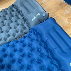 【美品】GEKETY エアマット　エアマットレス 2個セット 1...
