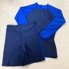 【新品】ラッシュガード、スパッツ　水着セット　Mサイズ スイムウ...