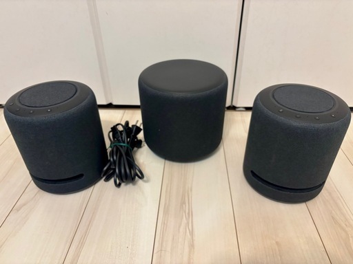 【セット商品】Amazon Echo Sub×１、Echo Studio × 2