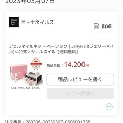 ジェルネイルキット (カラージェル付き)の画像
