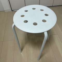IKEA スツール　2個セット　白
