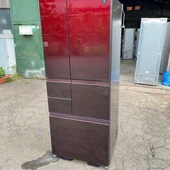 🎄オシャレガラストップ　480L シャープ冷蔵庫☘️大阪市から阪...