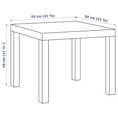 IKEA 四角テーブルの画像