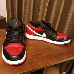 NIKE AIR JORDAN 1 LOW black/gym ...
