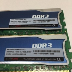 CFD panram DDR3-1866 (8GB 2枚組) W3U1866HPS-8G(デスクトップ用)の画像