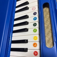 鍵盤ハーモニカ　ピアニカ　ブルーの画像