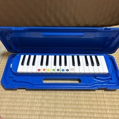 鍵盤ハーモニカ　ピアニカ　ブルーの画像