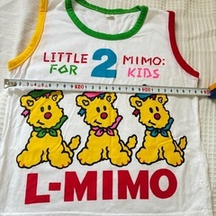 【新品未使用品】L-MIMO 子供用タンクトップ　韓国　ベビー服　こども服　くまの画像