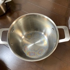 蓋付き両手鍋　直径23センチ　深さ16cm　無印良品　