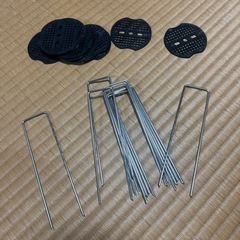 防草シートピン、Uピンの画像