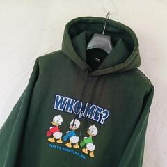 フリークスストア×ディズニー ドナルド 三兄弟 刺繍 パーカー オーバーサイズ ビッグシルエットの画像