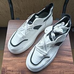 新品 26.5cm メンズ スニーカー ホワイト シューズ 靴 ...
