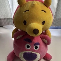 美品 ロッツォ ロッツォ　プーさん ツムツム ぬいぐるみセットの画像