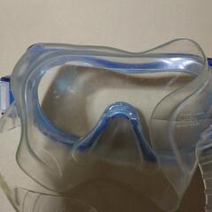 水中ゴーグル青色の画像