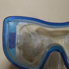 水中ゴーグル青色の画像