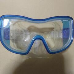 水中ゴーグル青色