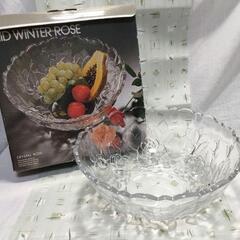 ガラスボウル(大)　 クリスタルローズ　SOGA GLASS 曽...