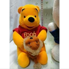 くまのプーさん　ぬいぐるみ２体　未使用の画像