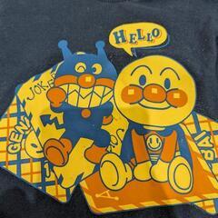 アンパンマン Tシャツ 青 80cm 長袖　ロンT　男の子　あんぱんマンの画像