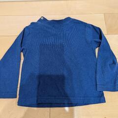 アンパンマン Tシャツ 青 80cm 長袖　ロンT　男の子　あんぱんマンの画像