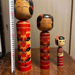こけし 三体の画像