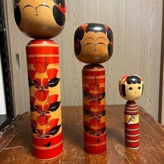 こけし 三体