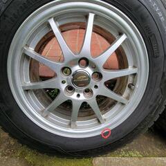 A-TECH シュナイダー 195/65R15 スタッドレスタイヤ 付 ホイール 4本の画像