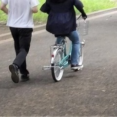 自転車練習　手伝って欲しいです。国分寺