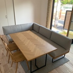 ダイニングセット 飛騨産業•関家具•大川家具 セット モデルルーム展示品の画像