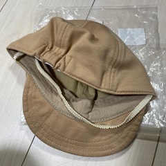 くま耳付き帽子　44センチの画像