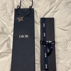 DIOR ネクタイ 外箱 ショッパー チャーム付き