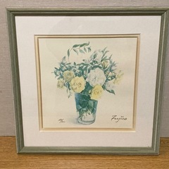 【無料】ピカソ・橋本不二子・バリ島　絵画三点と額縁の画像