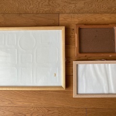 【無料】ピカソ・橋本不二子・バリ島　絵画三点と額縁の画像