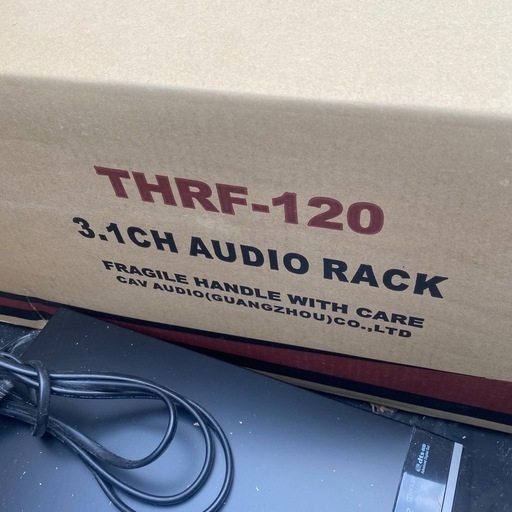 CAVジャパン シーエイブイ ジャパネットたかた THRF-120 3.1chオーディオラック　スピーカー付テレビ台