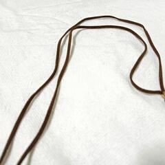 セレクトショップ タッセルネックレス フェイクスエード ブラウンの画像