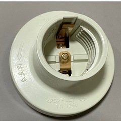 【引渡し決定】Panasonic 引掛レセップキャップソケット&アサヒ 白熱電球 2セットの画像