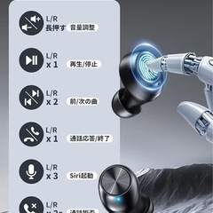 イヤホン bluetooth ワイヤレスイヤホンの画像