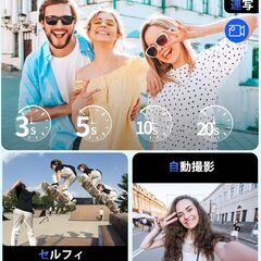 CIRRO Kデジタルカメラ、44MP UHDビデオカメラ、32GBカード付き、16倍デジタルズーム、ポータブルコンパクトカメラ、YouTube、ティーン、大人、初心者向け、シルバーの画像