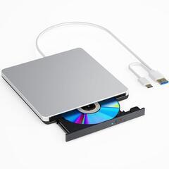 外付けDVD/CD 再生ドライブUSB3.0 対応 ポータブルC...