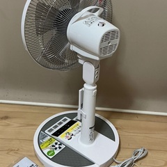 ＜超美品＞YAMAZEN 30㎝リビング扇風機・PPLR-BGT30-GY タッチストップ、ワイヤレスリモコン の画像